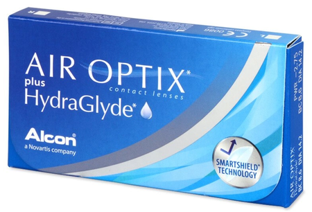 Air Optix plus HydraGlyde Monatslinsen, 3 Stück